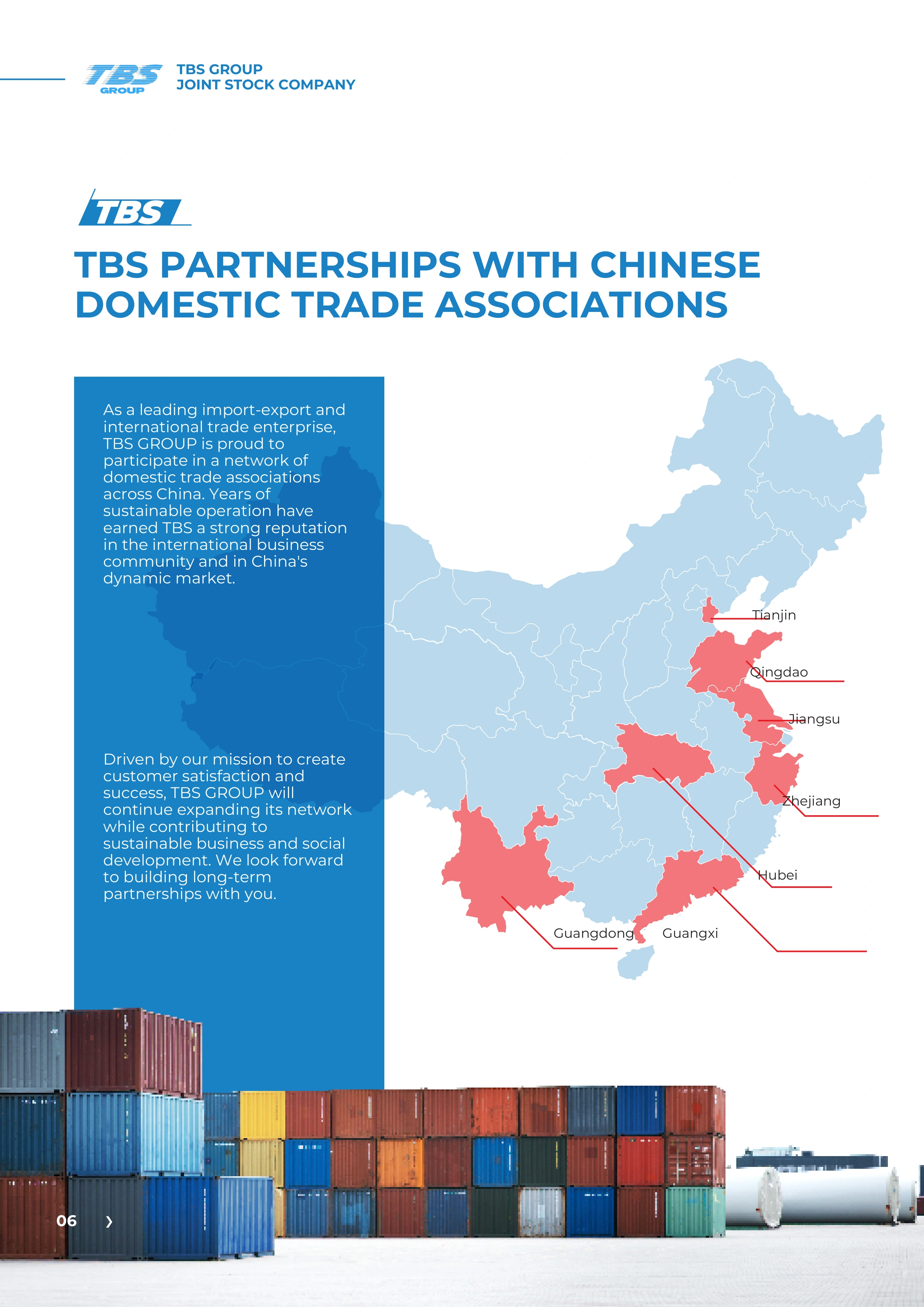 Page 6: Chinese trade association partners