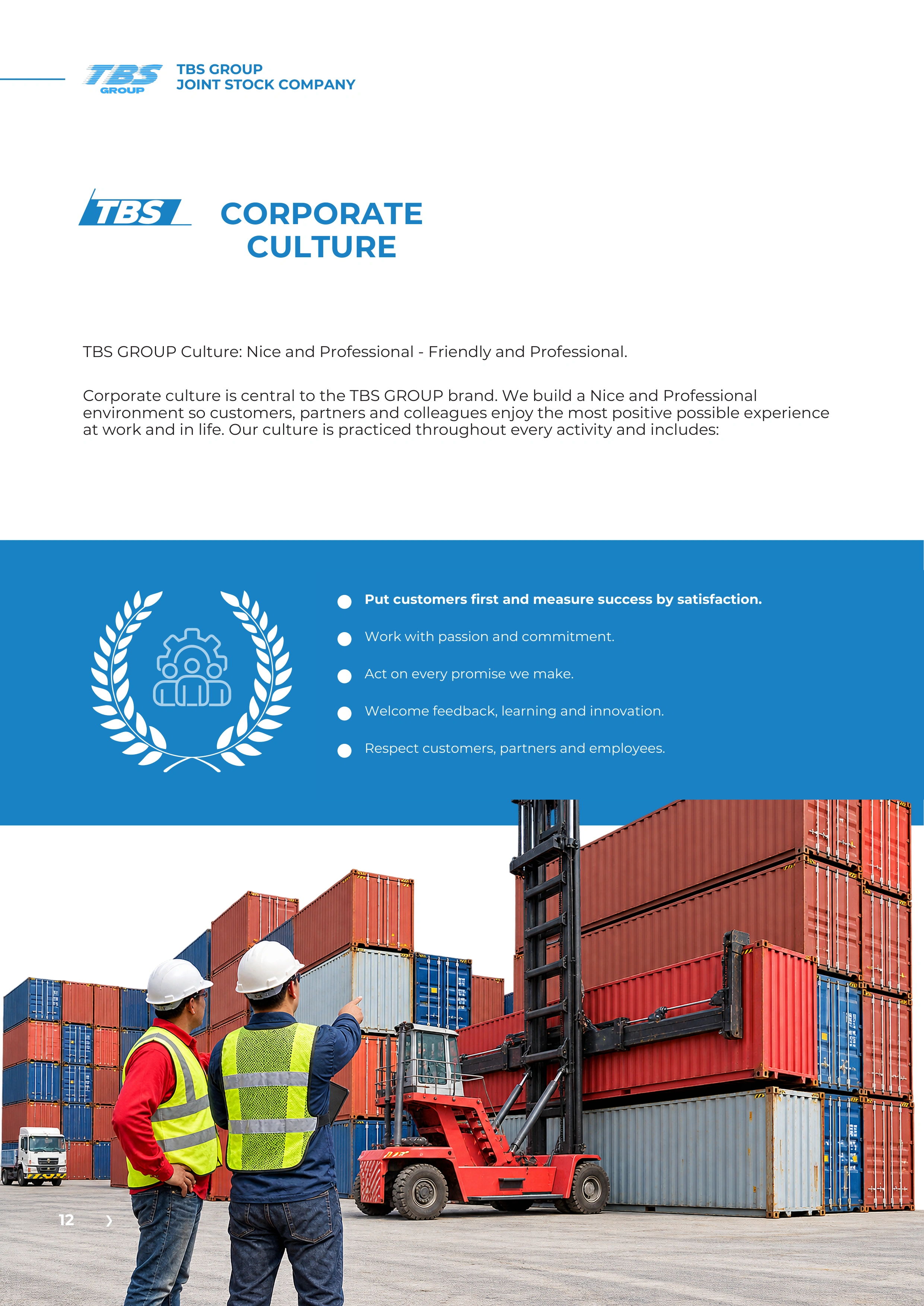 Page 12: Corporate culture