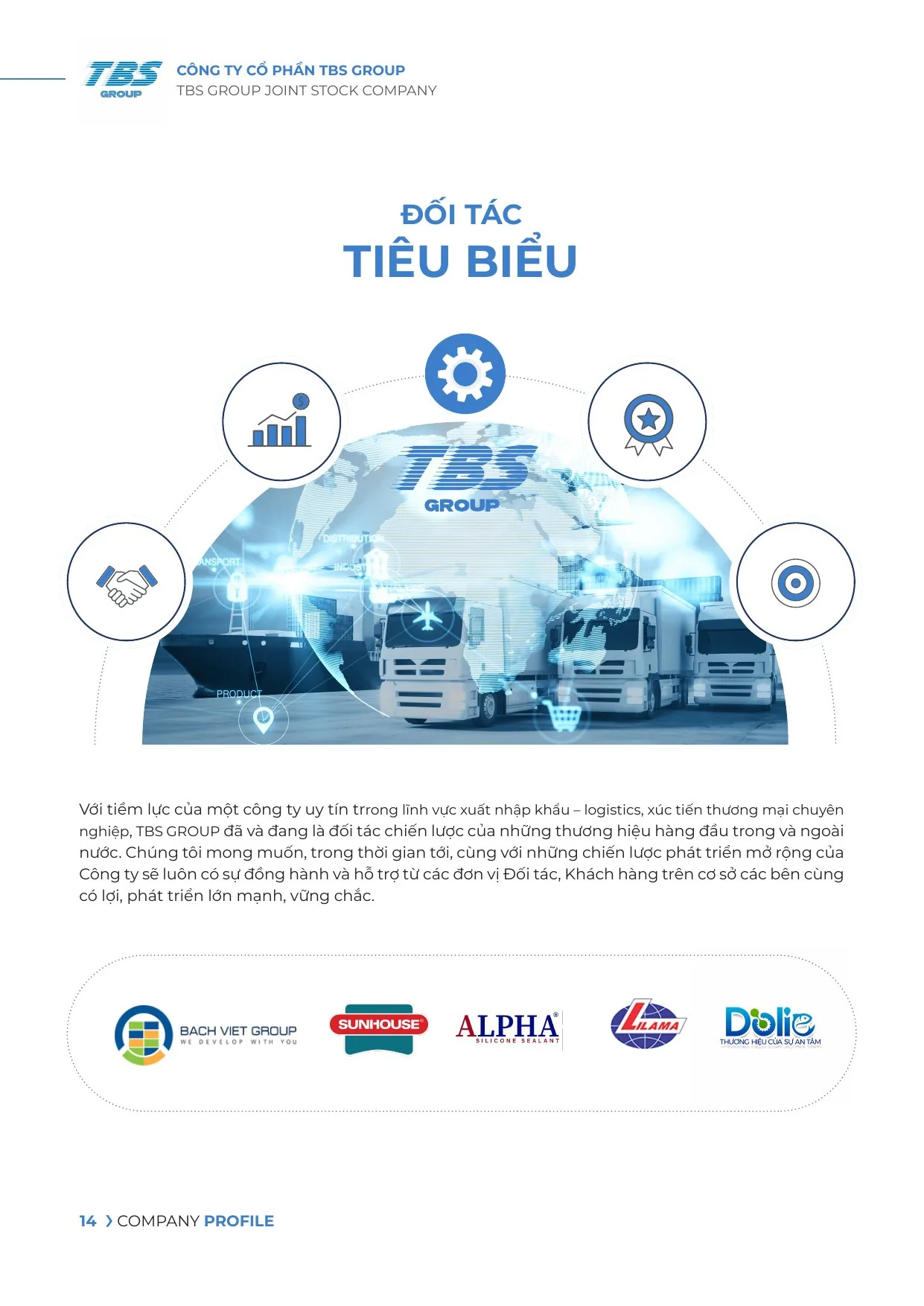Trang 14: Đối tác tiêu biểu