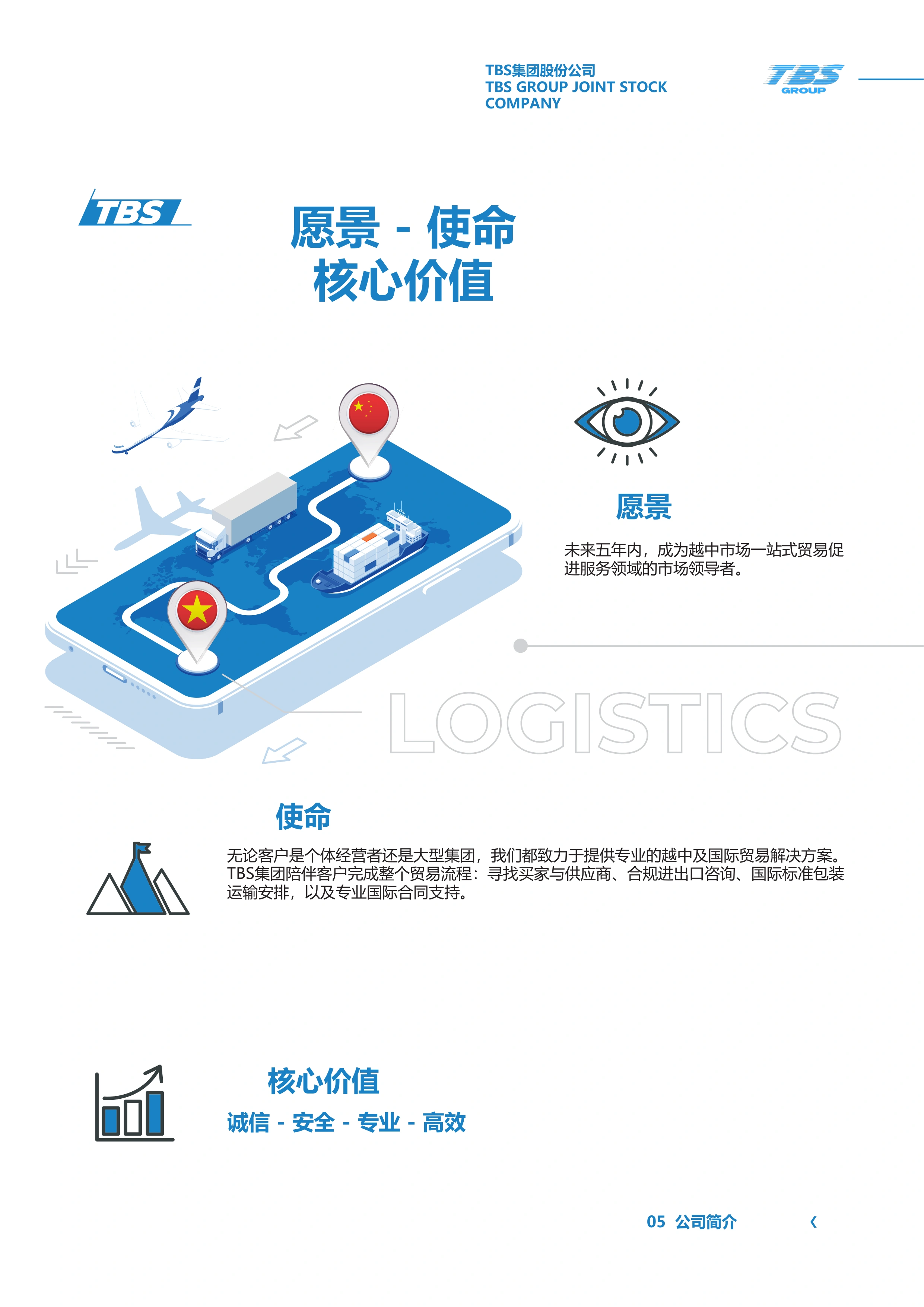 第 5 页：愿景、使命与价值观
